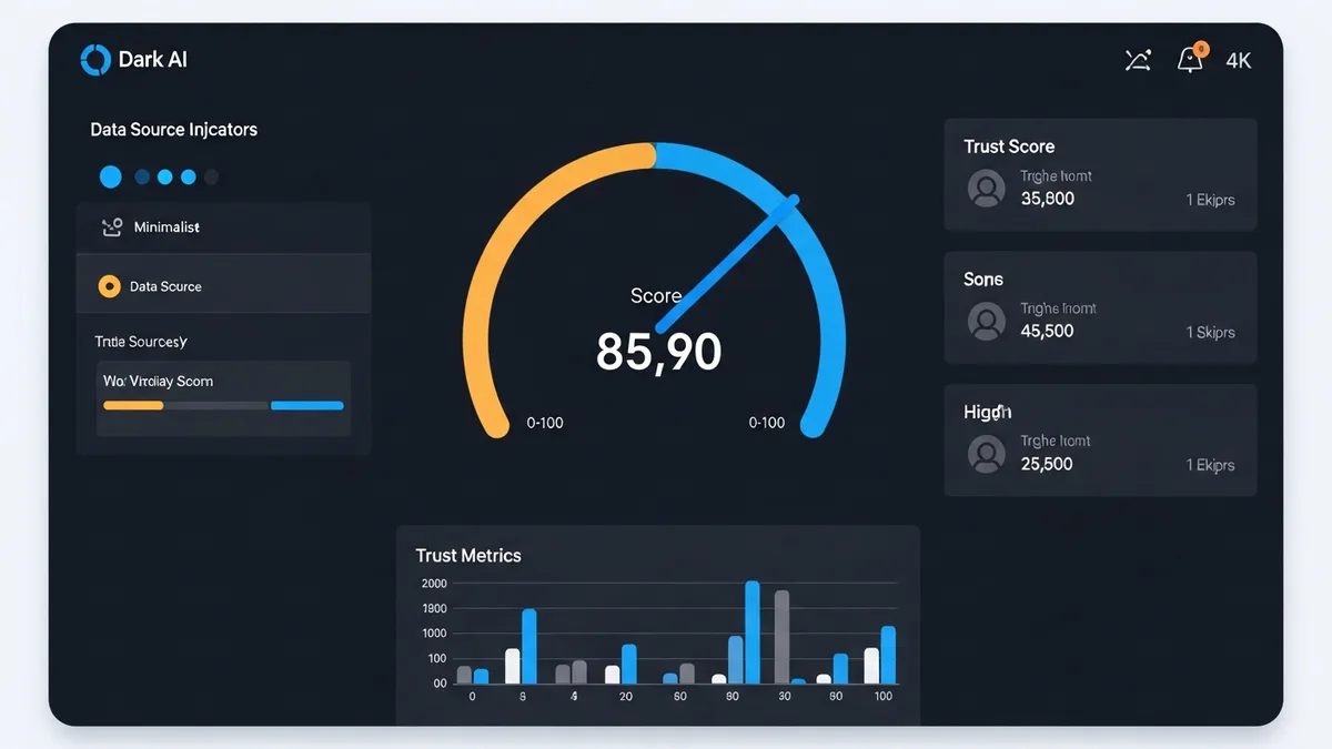 AgentScore trust scoring dashboard